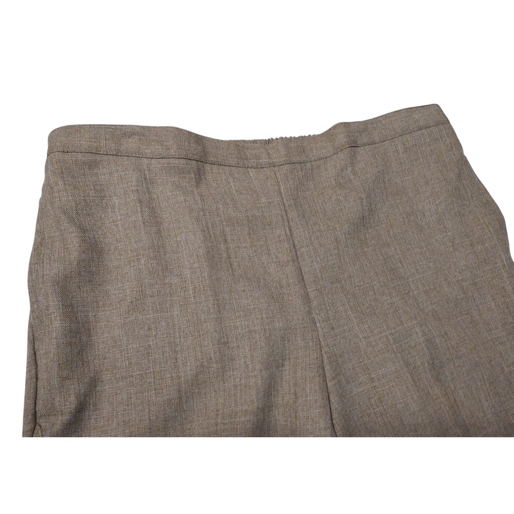 New Alfred Dunner Pants Classic Fit Sage Elastic Waist‎ Womens Sixteen with Tags